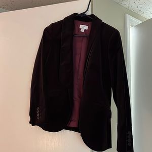 Ann Taylor Loft velvet blazer